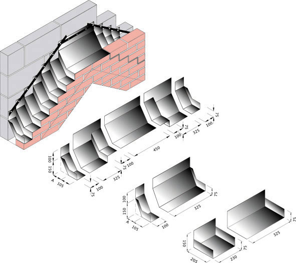 Roof Abutment Tray